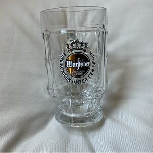 Warsteiner Beer Mug Premium Verum 0.5L Rare Barrel Look Glass Mug
